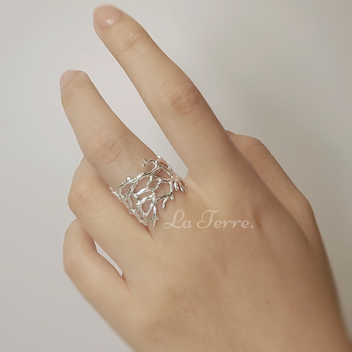 最高級のスーパー silver925 木の枝 通販 Terre. La 指輪・リング デザインリング 指輪・リング