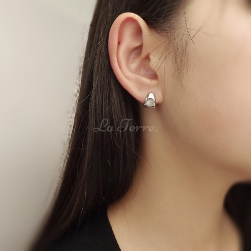 楽天市場】ピアス シルバー925 両耳セット シンプル フープ