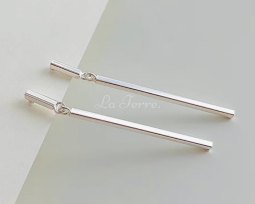 HYページ♡金属ピアス8点♡いつもありがとうございます♡ 新色追加] silver925 ストレートライン ピアス 金属アレルギー