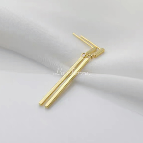 HYページ♡金属ピアス8点♡いつもありがとうございます♡ 新色追加] silver925 ストレートライン ピアス 金属アレルギー