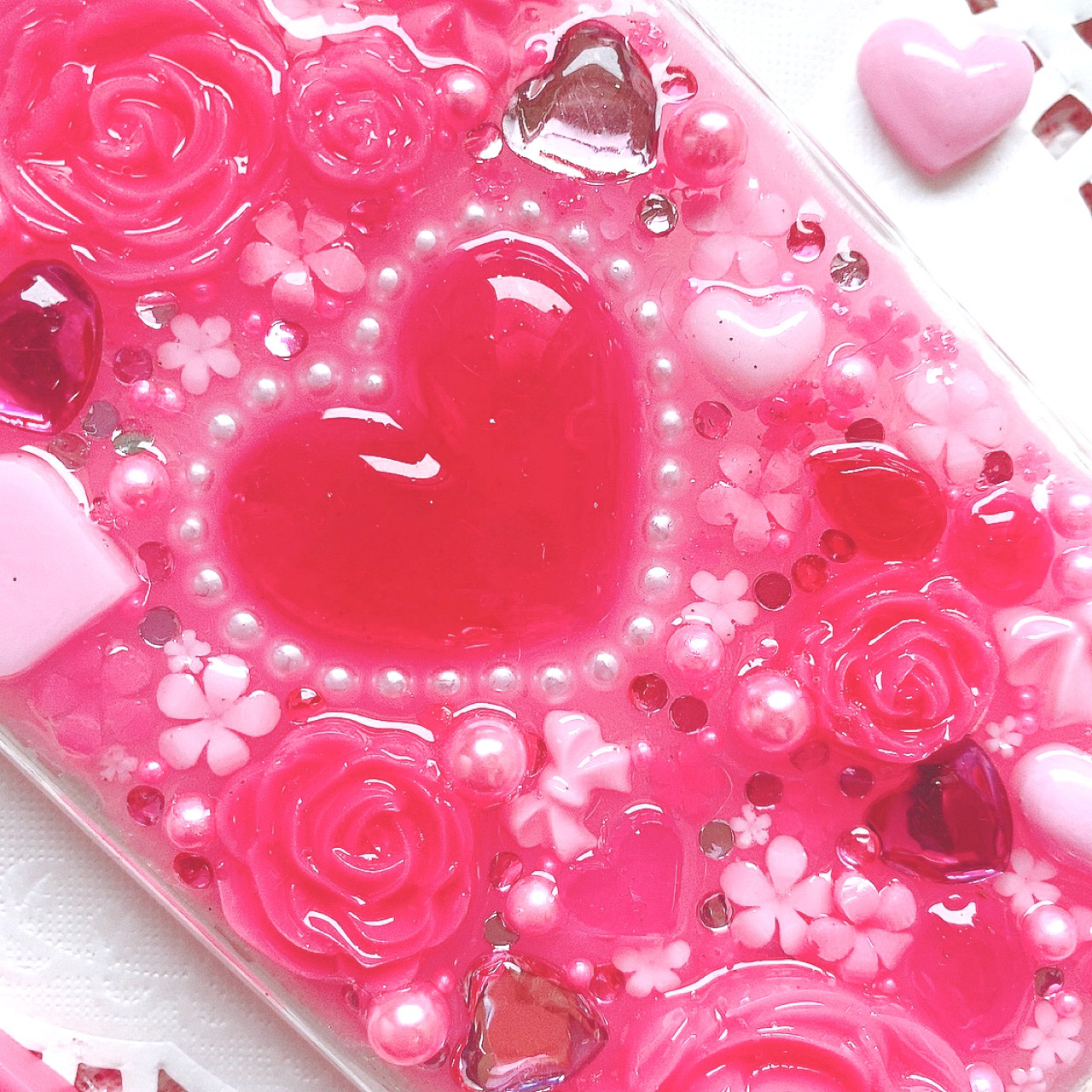 世界で1番可愛いスマホケース♡お姫様♡盛り♡ガーリー　フレンチガーリー　ギャル　ロリータ 姫系