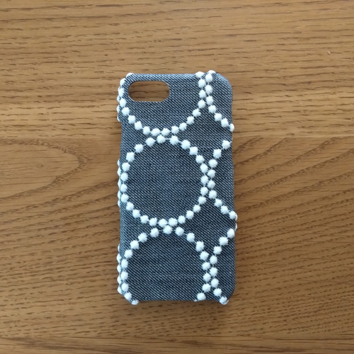 ミナペルホネン タンバリン ネイビー×ホワイト