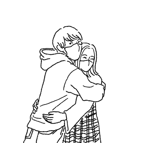 シンプル線画オーダー イラスト らしくないデザイン 通販｜Creema 