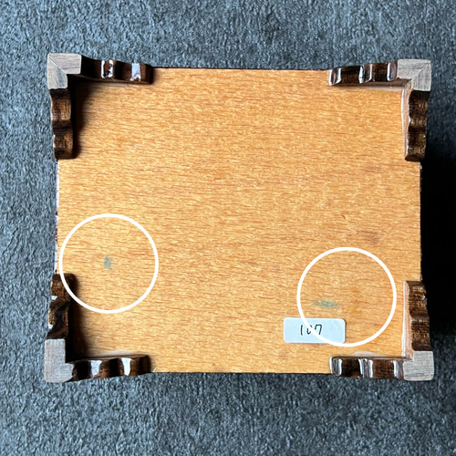 ペルシャの象嵌細工 小箱【ハータムカーリー107】 その他ケース Kesh