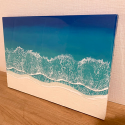 レジンアート　丸型　海アート　オーシャンアート レジンアート 丸型 海アート オーシャンアート