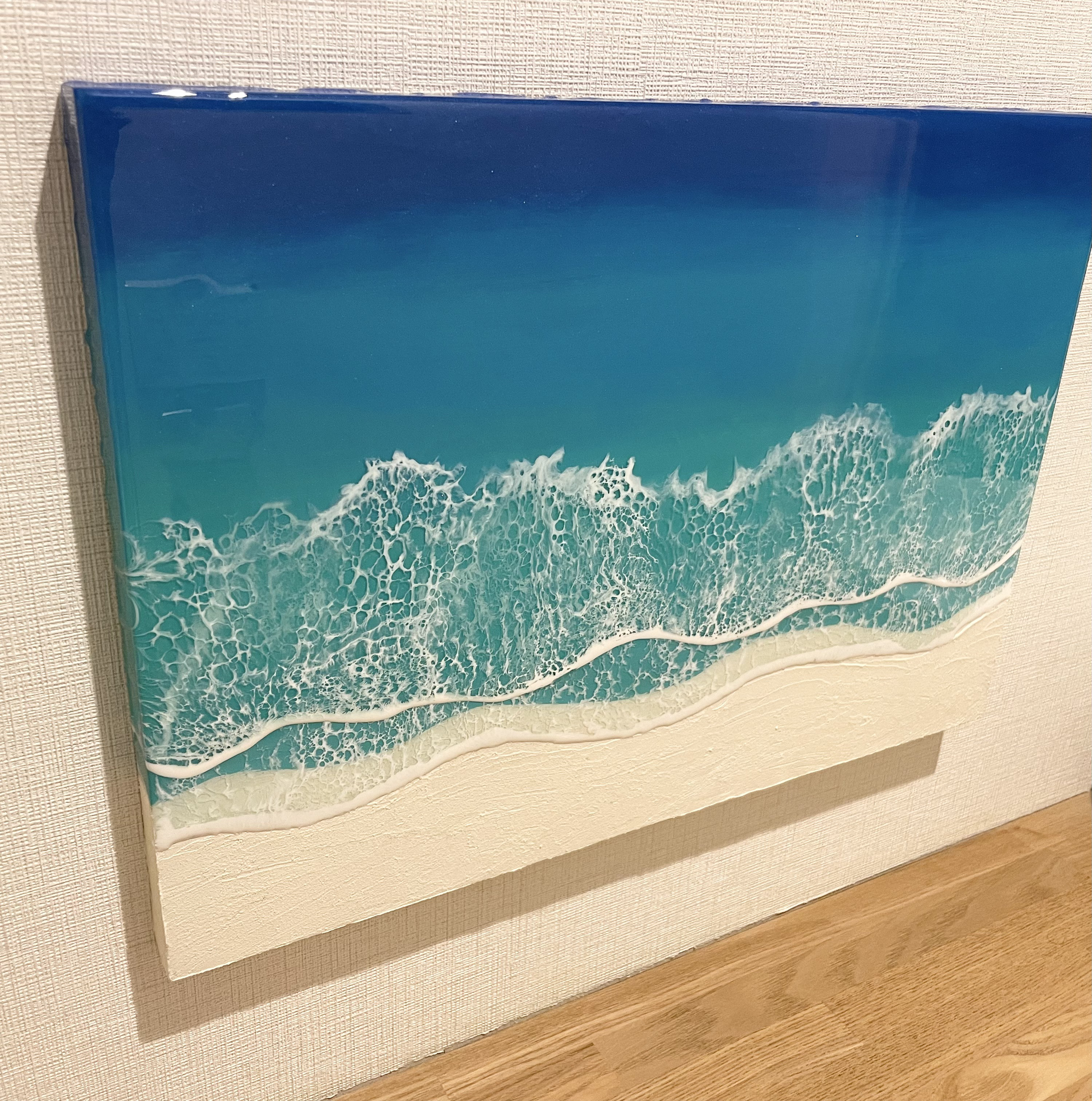 オーシャンアート 海パネル あたたまら ウェルカムボード