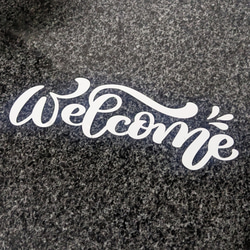 【 Welcome 】ステッカー 真鍮風 玄関シール ドア ウェルカム　シール 7枚目の画像