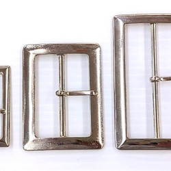 金属製ベルトバックル ベルト巾約3㎝ゴールド／4㎝シルバー／5