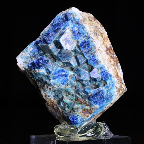 トップブルーソーダライト(アウイン？)母岩上の結晶2 【公式通販】