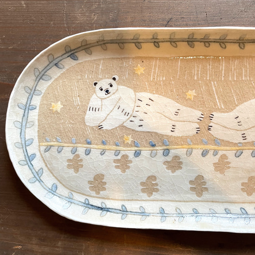 川原れもん サラダボール クマ 陶芸作家作品 約16cm 川原 れもん/Lemon Kawahara 🍋 (@lemon_kawahara) • Instagram