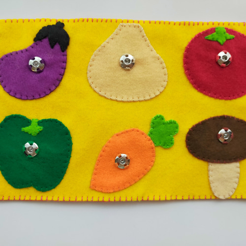 スナップボタン練習知育玩具 おもちゃ・人形 みー 通販 15867994