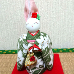 うさぎ 振袖着物（ちりめん青） その他人形 りん 通販 16548011