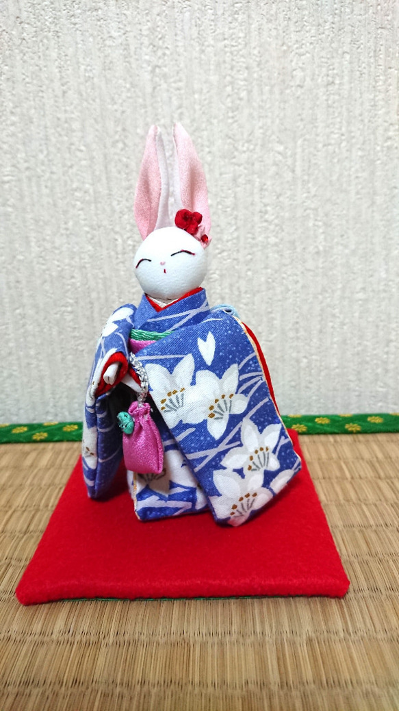 うさぎ 振袖 初夏のお出かけ（青） その他人形 りん 通販