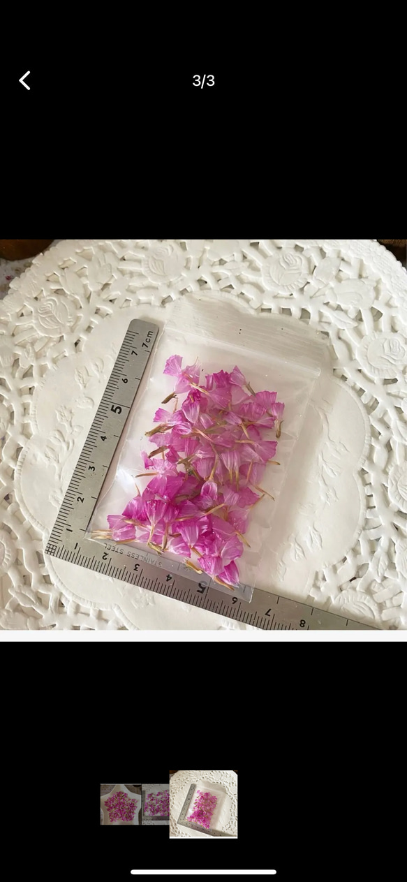 スターチスパーツアレンジ加工❣️パーツ販売❣️ハンドメイド花材カラードライフラワー 3枚目の画像