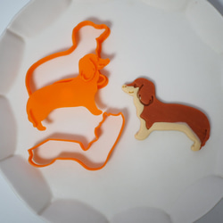 【小さめ】2色で作るミニチュアダックス　クッキー型 12枚目の画像