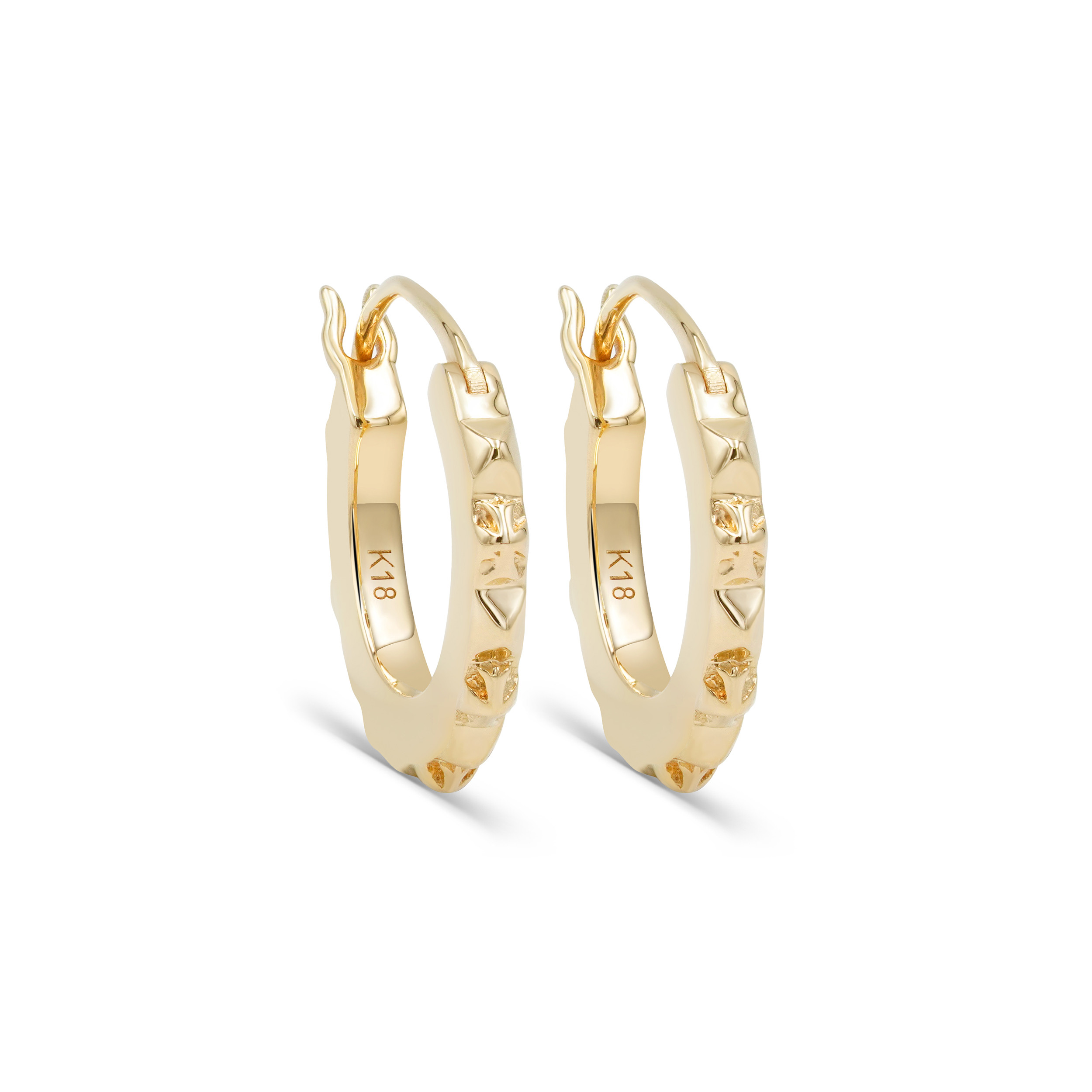 十字フープピアス E0207（4週間発送）