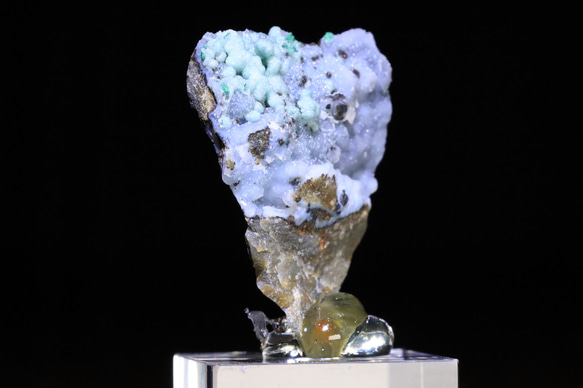 13 g 貴重標本 2019年閉山 ナミビア スコーピオン・ジンク鉱山産 天然 マラカイト 変成後スミソナイト スコーピオン あらかじめご了承の上でお買い求め下さい