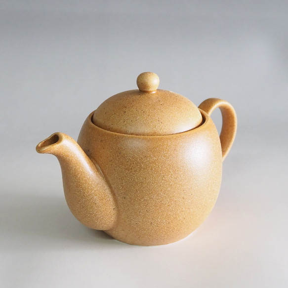 瀬戸焼 ティーポット 黄土結晶釉 ティータイム/おうち時間/おうち