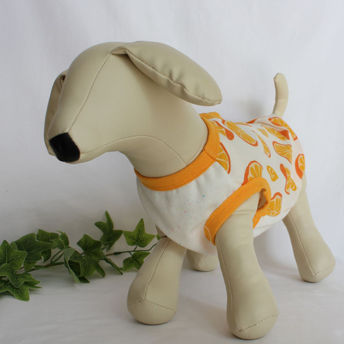 ハンドメイド犬服ジューシータンクトップ