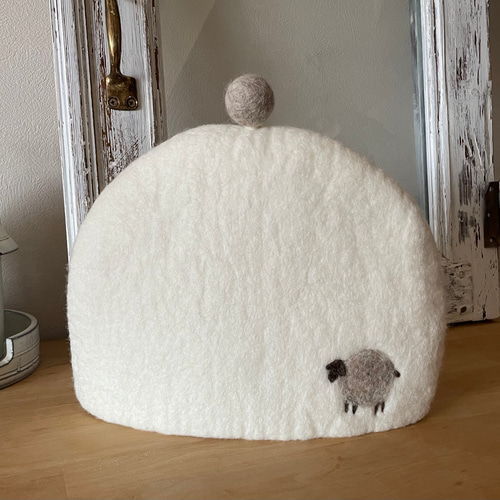 羊毛フェルトのティーコゼー 受注製作販売(5点セット) その他キッチン