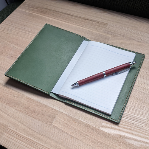 2026/01より価格改定】【受注生産】レザーA6ノートカバー (選べる