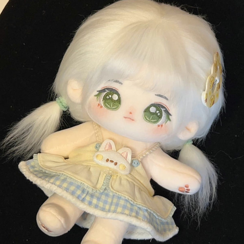 20cmぬいぐるみ 着せ替えぬいぐるみ かわいい 白髪ぬいぐるみ 女の子