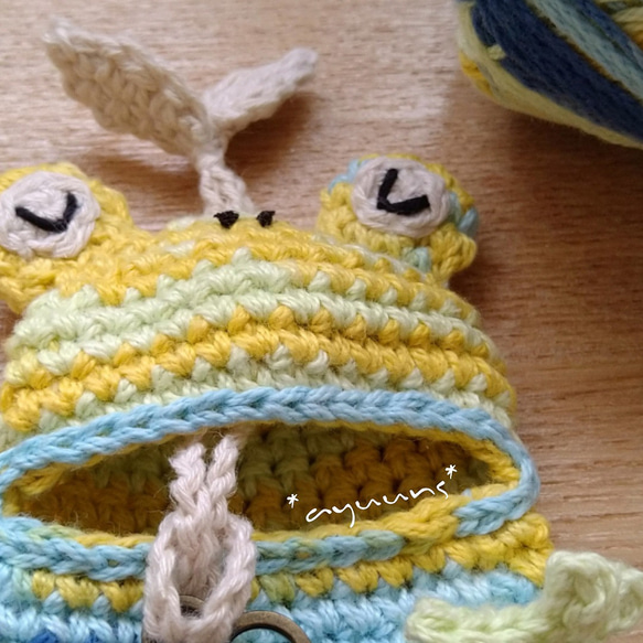 *新色追加* カエル さんキーケース 10枚目の画像