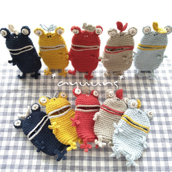 *新色追加* カエル さんキーケース 3枚目の画像