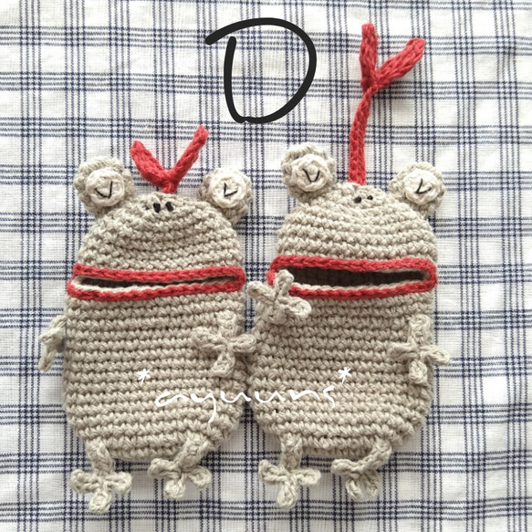 *新色追加* カエル さんキーケース 15枚目の画像