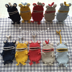 *新色追加* カエル さんキーケース 4枚目の画像