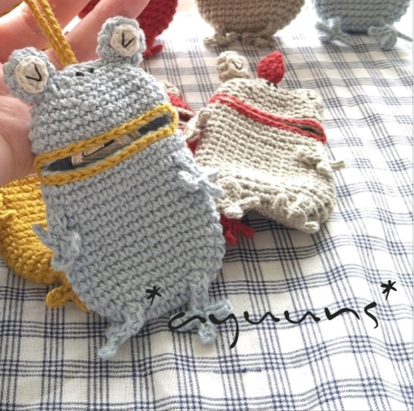 *新色追加* カエル さんキーケース 9枚目の画像