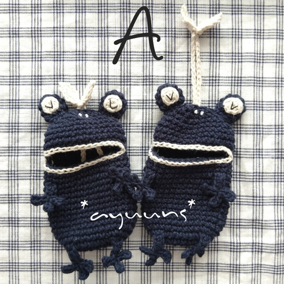 *新色追加* カエル さんキーケース 12枚目の画像