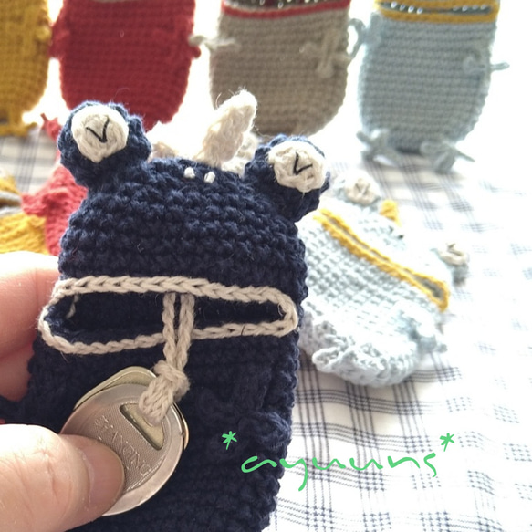 *新色追加* カエル さんキーケース 5枚目の画像