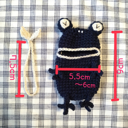 *新色追加* カエル さんキーケース 8枚目の画像