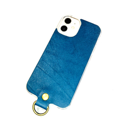 栃木皮革油號 iPhone 保護殼 ② 藍色 第3張的照片