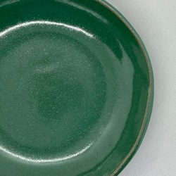 皿・プレート　〜味わいのある深緑色〜（中・16cm） 6枚目の画像