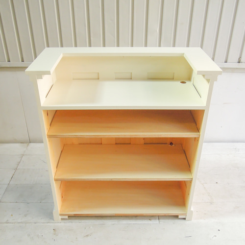 美容室ミニカウンター（W1000ブルー） ネイルサロンレジカウンター