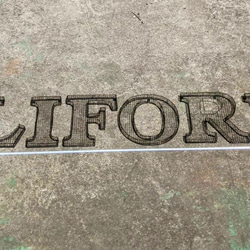 アルファベット看板  カリフォルニア 壁掛け看板  立体式 大型看板  CALIFORNIA サイン  #LA  #店舗 2枚目の画像