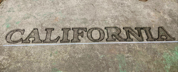 アルファベット看板  カリフォルニア 壁掛け看板  立体式 大型看板  CALIFORNIA サイン  #LA  #店舗 2枚目の画像