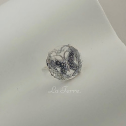 新作　シルバー925チョウチョウ　ヴィンテージ　透明水晶リング　オシャレ 8枚目の画像