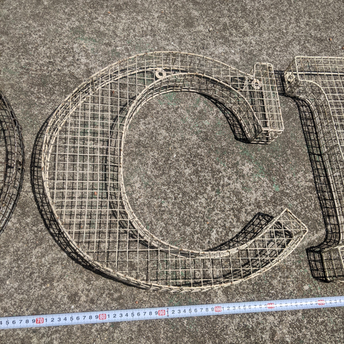 アルファベット看板 オーシャン 壁掛け看板 立体式 大型看板 OCEAN  