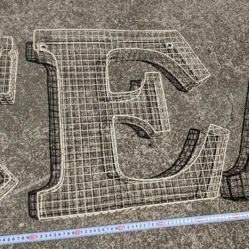 アルファベット看板 オーシャン 壁掛け看板 立体式 大型看板 OCEAN  