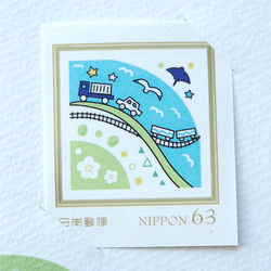 5つの町がつながる切手　63円切手セット 2枚目の画像