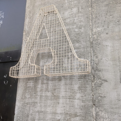 アルファベット看板  A サイン 壁掛け看板  立体式 大型看板   #エース #店舗什器  #ガレージ雑貨 3枚目の画像