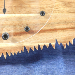犬形時計　ダックスフンド（ロングコート）【木製（アカシア集成材）】（置き・掛け兼用） 14枚目の画像