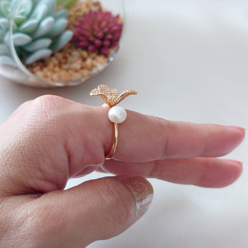 かわいい～超美品★4℃のシルバー指輪　10号　淡水パール&キュービック　リング 楽天市場】4℃ ヨンドシー 指輪 リング アクセサリー シルバー