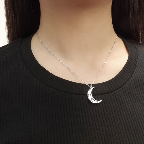 silver925 月モチーフ ネックレス ネックレス・ペンダント La Terre 
