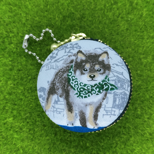 柴わんこのマカロンポーチ☆5cm ポーチ Kurumimaromi 通販 15870310  