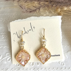 ひよこ☆薔薇のイヤリング☆しずく♪ロザフィ ひよこ様専用☆薔薇のイヤリング☆しずく♪ロザフィ