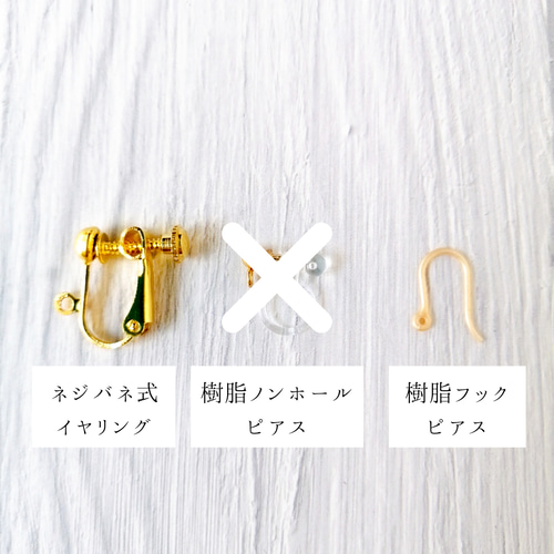 14kgf/ｱﾒｼﾞｽﾄ｜夢路 - yumeji - ピアス（フック・チェーン） sarari 